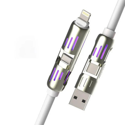 Voxku™ Ultracharge 4 In 1 240w Fast Charging Cable 1m2