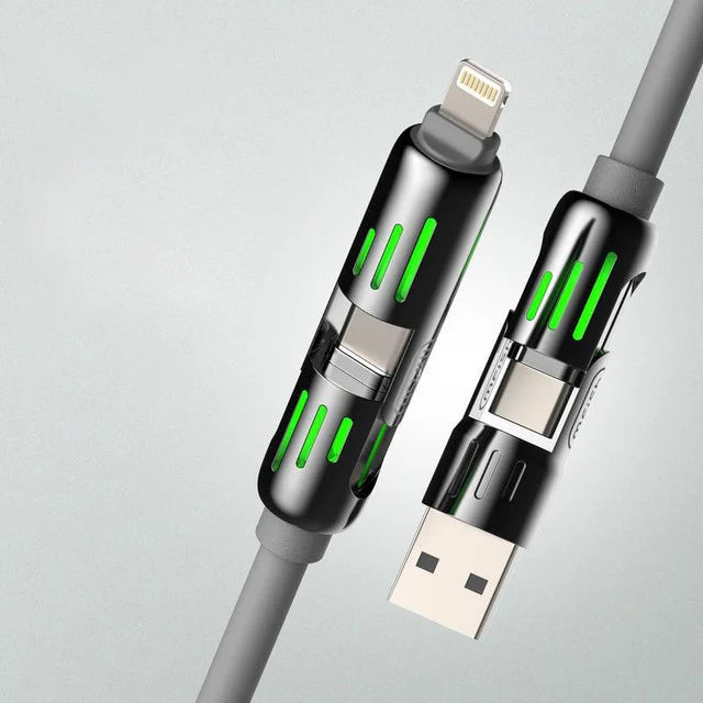 Voxku™ Ultracharge 4 In 1 240w Fast Charging Cable 1m2