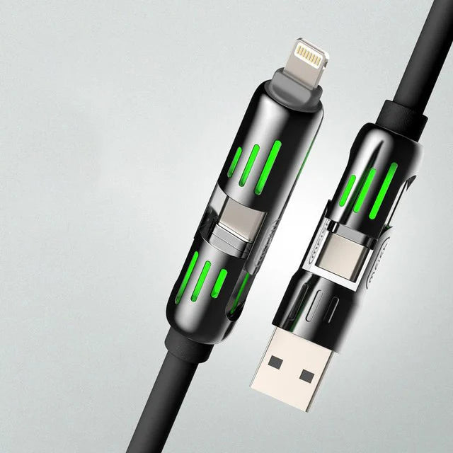 Voxku™ Ultracharge 4 In 1 240w Fast Charging Cable 1m2