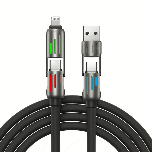 Voxku™ Ultracharge 4 In 1 240w Fast Charging Cable 1m2